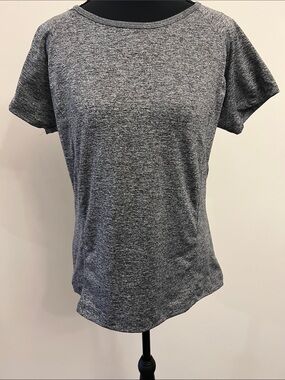 Heather Grey Short Sleeve Women's Crewneck Tee